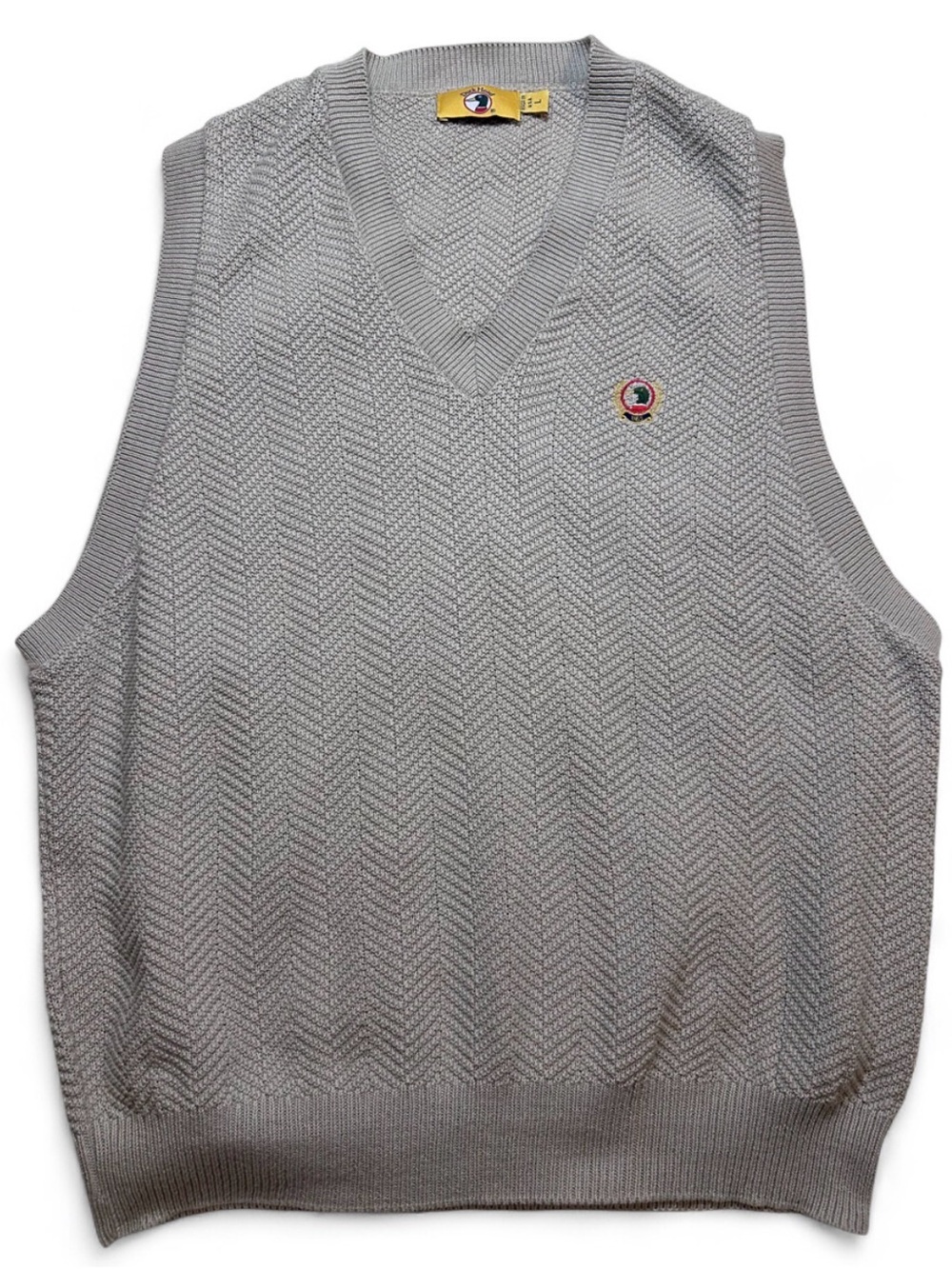 Duck Head Light Cream V-Neck Sweater Vest